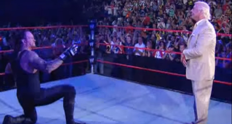 N.15 : The Undertaker rend hommage à Ric Flair (31 mars 2008)