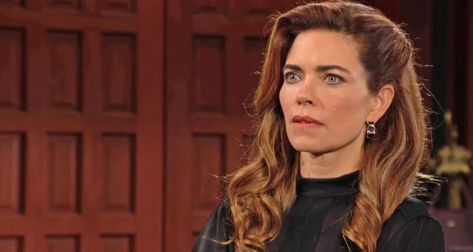 Victoria (Amelia Heinle) refuse de reculer devant la menace que représente Tucker (Trevor St. John) Victoria (Amelia Heinle) refuse de reculer devant la menace que représente Tucker (Trevor St. John)