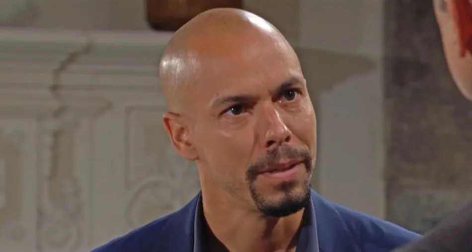 Devon (Bryton James) confronte Tucker (Trevor St. John) dans Les feux de l’amour sur TF1 Devon (Bryton James) confronte Tucker (Trevor St. John) dans Les feux de l’amour sur TF1