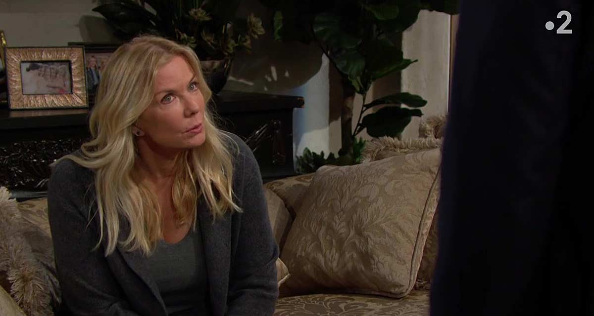 Amour, Gloire et Beauté / Top Models : une fin pour Brooke, Steffy jubile grâce à Sheila... Les moments forts des épisodes du 2 au 6 janvier 2023 sur TF1 Amour, Gloire et Beauté / Top Models : une fin pour Brooke, Steffy jubile grâce à Sheila... Les moments forts des épisodes du 2 au 6 janvier 2023 sur TF1