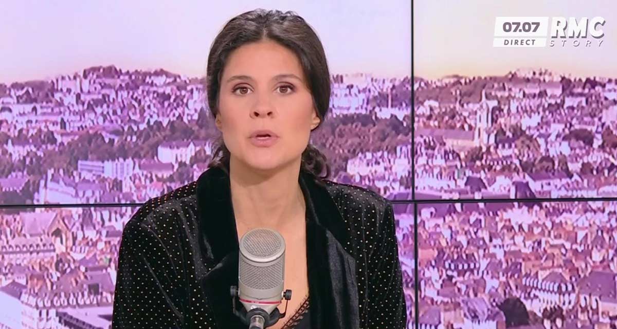 Apolline de Malherbe quitte son plateau sur BFMTV Apolline de Malherbe quitte son plateau sur BFMTV