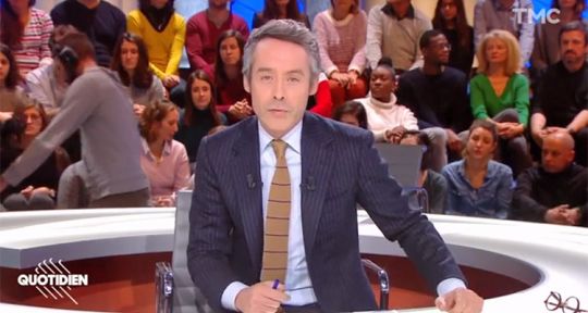 Quotidien (audiences) : Yann Barthès au top avec les Gilets jaunes, TPMP en chute libre Quotidien (audiences) : Yann Barthès au top avec les Gilets jaunes, TPMP en chute libre