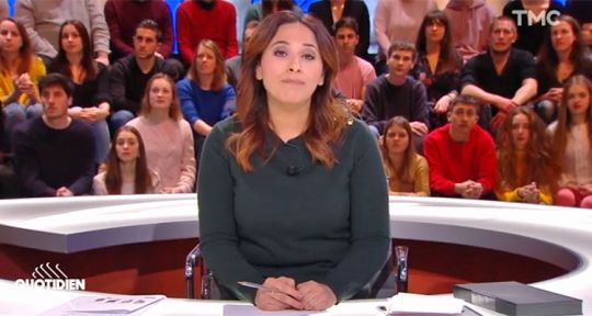 Quotidien : Yann Barthès déserte, Sahlia Brakhlia et Amy Adams sous le million face à Benjamin Castaldi Quotidien : Yann Barthès déserte, Sahlia Brakhlia et Amy Adams sous le million face à Benjamin Castaldi