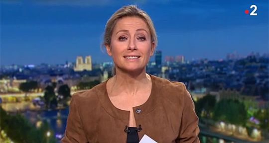 JT 20H : Anne-Sophie Lapix en lutte, France 2 éclipse TF1 JT 20H : Anne-Sophie Lapix en lutte, France 2 éclipse TF1