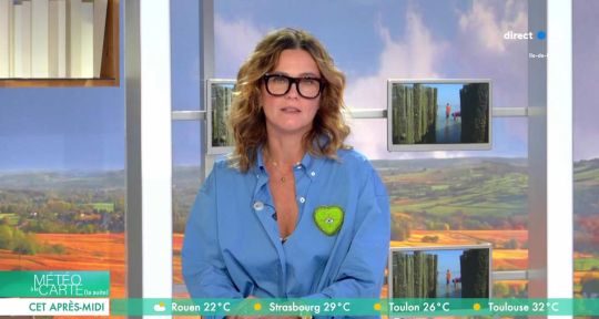 Marine Vignes adresse ses condoléances en direct dans Météo à la carte Marine Vignes adresse ses condoléances en direct dans Météo à la carte