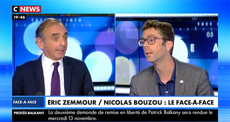 Face à l’info : Eric Zemmour alerte LCI après un dérapage, quelle audience pour CNews ? Face à l’info : Eric Zemmour alerte LCI après un dérapage, quelle audience pour CNews ?