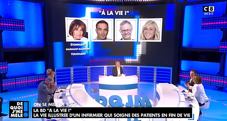De quoi j’me mêle (audiences TV) : Eric Naulleau rassure un peu C8, Yann Moix et Enora Malagré restent à un bas niveau De quoi j’me mêle (audiences TV) : Eric Naulleau rassure un peu C8, Yann Moix et Enora Malagré restent à un bas niveau
