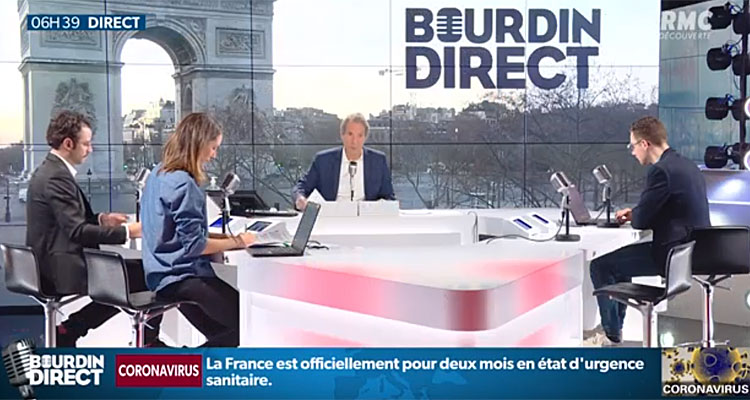 Bourdin Direct : Jean-Jacques Bourdin attaque Karine Baste-Régis, France 2 dévisse en audience Bourdin Direct : Jean-Jacques Bourdin attaque Karine Baste-Régis, France 2 dévisse en audience
