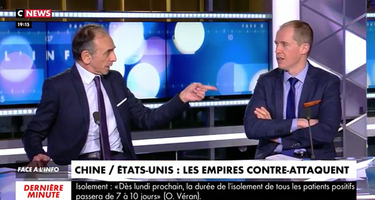 Face à l’info : Eric Zemmour foudroie Cyril Hanouna, Christine Kelly intraitable sur CNews Face à l’info : Eric Zemmour foudroie Cyril Hanouna, Christine Kelly intraitable sur CNews