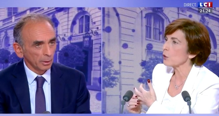 Eric Zemmour dérape face à Ruth Elkrief, record d’audience pour LCI Eric Zemmour dérape face à Ruth Elkrief, record d’audience pour LCI