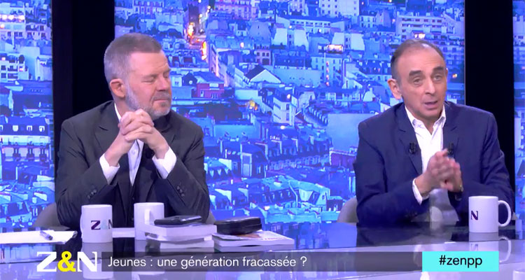 Eric Zemmour écarté, chute d’audience inévitable malgré Mathieu Bock-Côté (CNews) pour Restons Zen ? Eric Zemmour écarté, chute d’audience inévitable malgré Mathieu Bock-Côté (CNews) pour Restons Zen ?