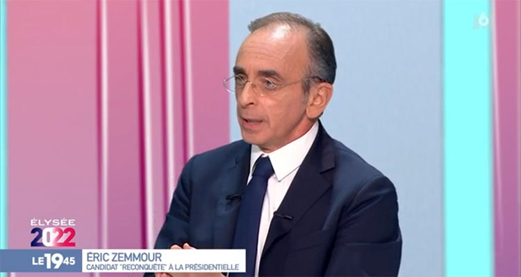 M6 : Éric Zemmour recadré en direct, audiences décevantes face à TF1 M6 : Éric Zemmour recadré en direct, audiences décevantes face à TF1