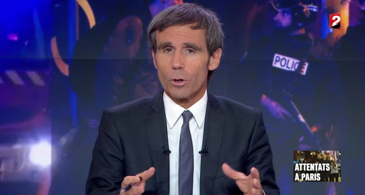 Fusillades et explosions à Paris : éditions spéciales avec David Pujadas et Laurent Delahousse sur France 2, Stéphane Lippert sur France 3 Fusillades et explosions à Paris : éditions spéciales avec David Pujadas et Laurent Delahousse sur France 2, Stéphane Lippert sur France 3